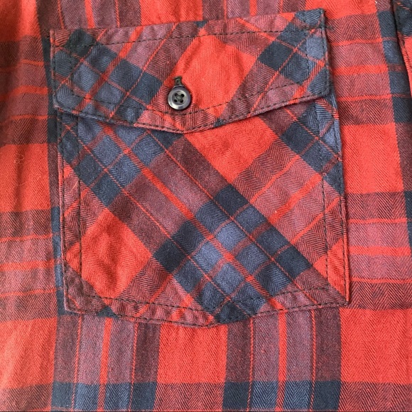 girl crazy || plaid drawstring shirt dress - Picture 4 of 9